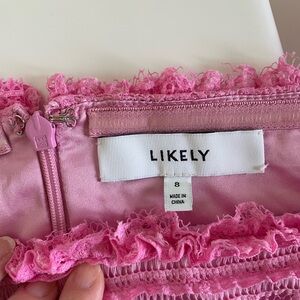 Likely Pink Lace Dress